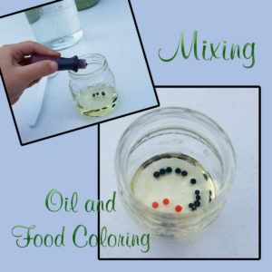 Mixing Oil and Food Coloring